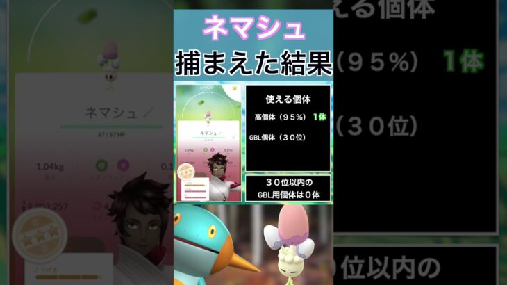 【ポケモンGO】田舎でネマシュのスポットライトアワーをやった結果 #shorts #pokemon #ポケモンgo