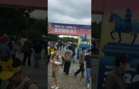 ポケモンGOフェス2024in仙台　七北田公園　入り口前　#仙台　#ポケモンgo 　#七北田公園　#世界