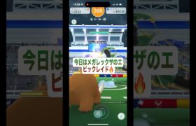 [ポケモンGO]メガレックウザ戦🔥とんでもない個体が降臨🤩#ポケモンgo #shorts #メガレックウザ