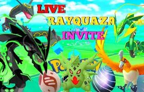 MEGA RAYQUAZA RAID DAY EVENT INVITE LIVE | Ho-OH & Mega Tyranitar Invita | Pokemon go live