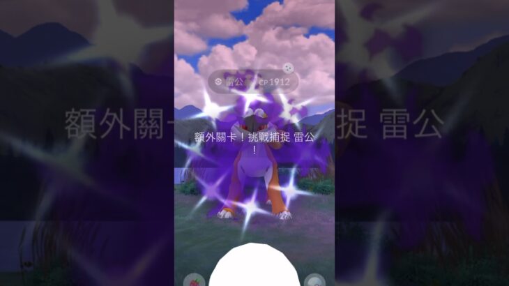 抓到色違暗影雷公 ライコウ Raikou #pokemongo #ポケモンgo #shadowraikou