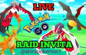 SHINY YVELTAL & MEGA CHARIZARD Y RAID INVITE | Pokemon go live | Shiny Hunt live pokemon go