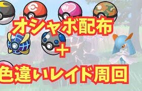 【自由参加可能！】オシャボ配布＋色違いレイド【ポケモンSV】