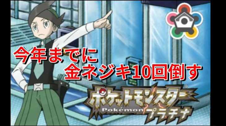 ポケモンプラチナ　今年までに金ネジキ10回倒す「残り３回」