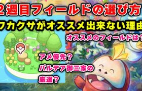 【ポケモンスリープ】1周年記念キャンペーン！2週目フィールドの選び方！！