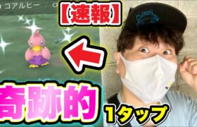 速報！1タップで奇跡降臨！コアルヒー色違い！ウォーターパラダイス【ポケモンGO】