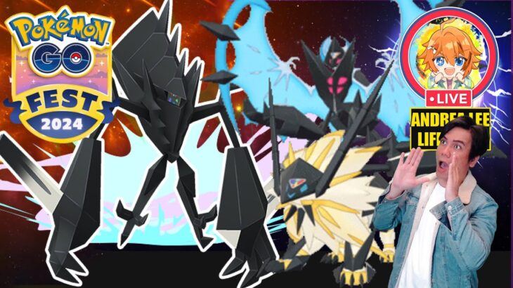 奈克洛茲瑪 黃昏之鬃/拂曉之翼 Dusk Mane Necrozma and Dawn Wings Necrozma｜#pokemongo #ポケモンgo #gofest2024