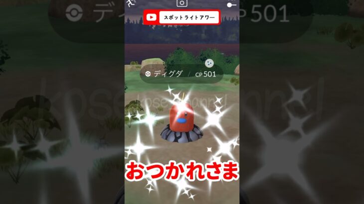 【ポケモンGO】ディグダってアレに似てない？スポットライトアワー #ディグダ #アローラディグダ #100個体 #スポットライトアワー #2024年7月24日