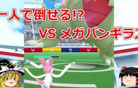 【ポケモンGO】ぼっちでも倒せる⁉️メガバンギラスのソロレイドに挑戦‼