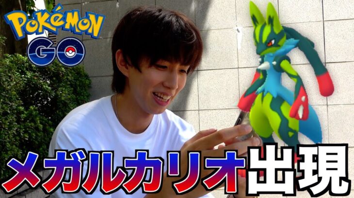 【ポケモンGO】メガルカリオ新実装！カッコ良すぎる…色違い来い！