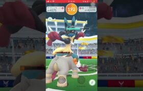 【ポケモンGO】男は黙ってメガルカリオ１人討伐！ #shorts #ポケモンgo #ポケモン #ソロ討伐