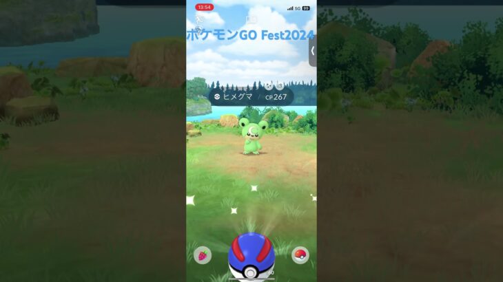 【ポケモンGO】ポケモンGO Fest2024で出た色違い動画✨このクマさん3体目🧸 #ポケモンgo色違い #ポケモンgo #ポケモン #ポケgo #shorts #pokemon