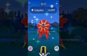 I Caught wild SHINY SOLGALEO in Pokemon GO.