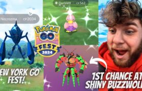 ✨Shiny Hunting at New York Go Fest In Pokemon Go! First Chance At SHINY Ducklett and Buzzwole!✨