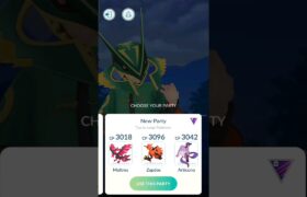 Triple 1 Hp GALARIAN BIRDS vs 9000 Shadow Infernape team (Pokemon GO)