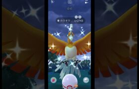 色違いホウオウだけはゲットしたい◓⃙⁣       #ポケモンgo #色違い #ホウオウ