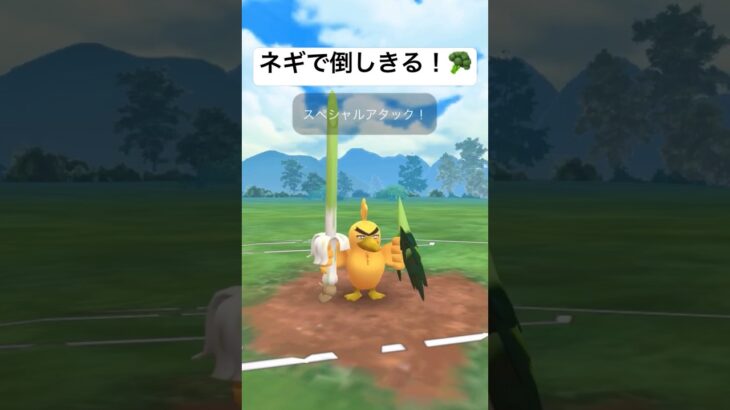 ネギガナイトリーフブレードうった#ポケモンgoバトルリーグ #スーパーリーグ #ネギガナイト #ヌメルゴン #ラグラージ #biribiri #pokemongo #sirfetchd