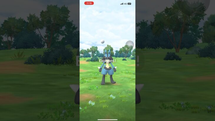 ルカリオ エクセレントスロー #shorts #ポケモンgo #pokemon