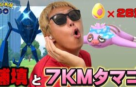 色違い100%報告多数！？補填ネクロズマと7KMタマゴ26連【ポケモンGO】