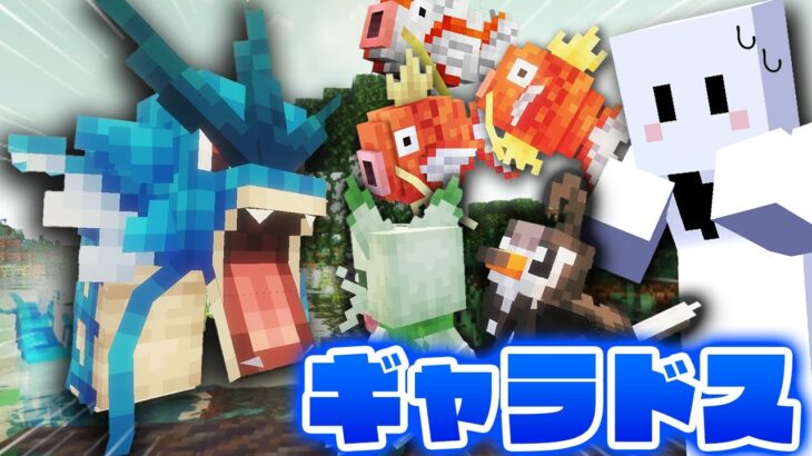 ポケモンだらけの世界で伝説のポケモンを捕まえる #2 ギャラドス怖すぎるだろ【マインクラフト / Cobblemon】