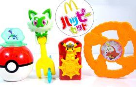 ハッピーセット ポケモン 第１弾 ４種 開封 2024/8/9～ Japanese McDonalds happy meal toys Pokemon マクドナルド 食玩