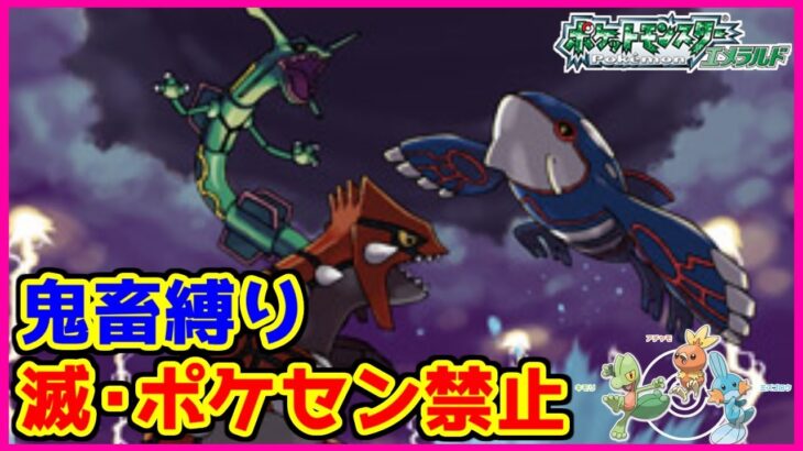 【鬼畜縛り】滅・ポケモンセンター禁止マラソン～エメラルド編～#2【ポケモンRSE】