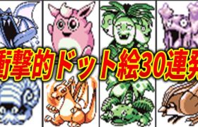 ツッコミどころしかない初代ポケモンのドット絵30連発【初代ポケモン】