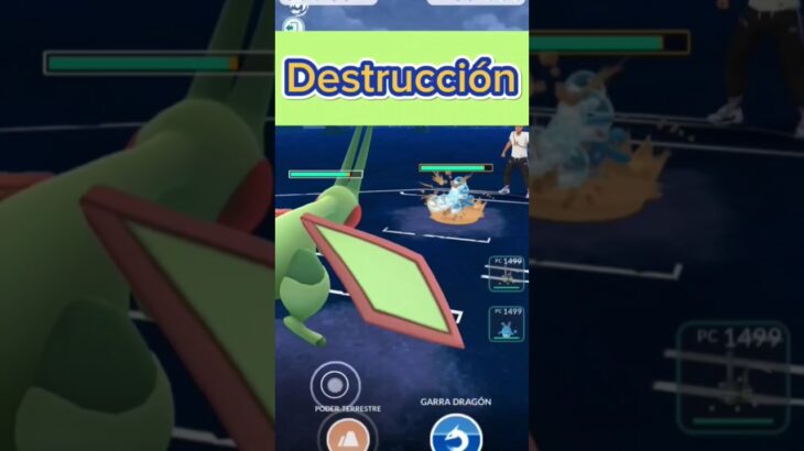 Flygon hace temblar azumarill #pokemongopvp #pvppokemon #pokemon