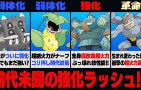 【新シーズン情報解禁】無慈悲なゴリ押しポケモン一斉弱体化で初心者に救済は無し！？前代未聞の超強化ラッシュで高火力ポケモンによる高回転サイクル戦時代が到来！！【GBL】