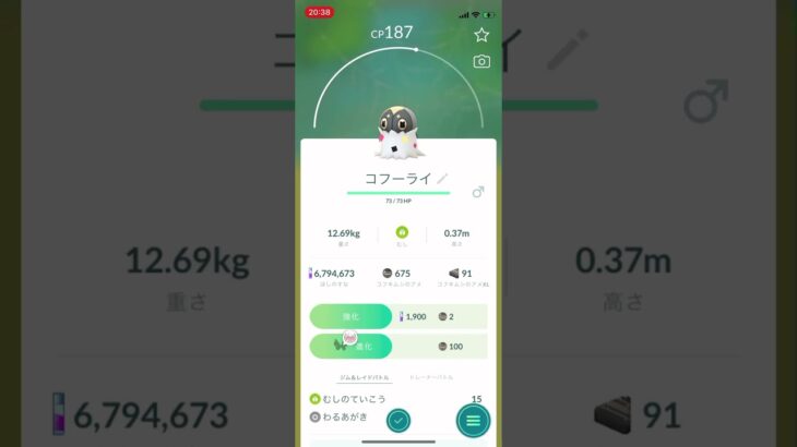 ポケモンGO 日本にいながらコフーライをビビヨン(モダン)へ進化！