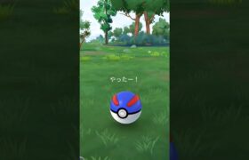 ヤングースを捕まえるシーン　＃ポケモンGO