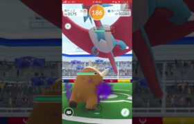 【ポケモンGO】男は黙ってメガボーマンダ１人討伐？ #shorts #ポケモンgo #ポケモン #ソロ討伐