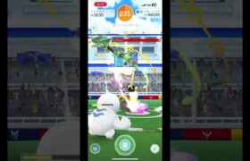 ポケモンGO(不具合補填メガレックウザ)4戦目#shorts