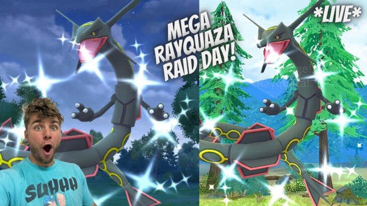 ✨Mega Rayquaza Raid Day In Pokemon Go!✨