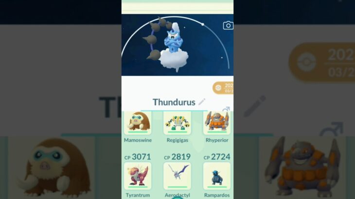 My Buildup for Thundurus Pokemongo #pokemon #ポケモンgo #pokemongo #raidbattles #thundurus #pokemongame