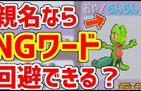 過去作の親名ならNGワードでも使えるんじゃね？【ポケモン】