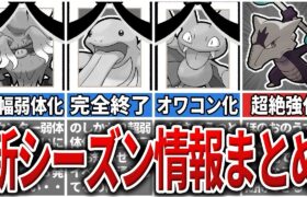 【緊急速報】来シーズンのPvPの技調整内容まとめ・徹底解説！！【GOバトルリーグ】【ポケモンGO】