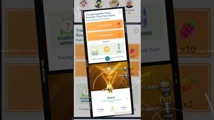 Triumph together timed research: Trust your instinct pokemongo #ポケモンgo #pokemongo #pokemon #pokémon