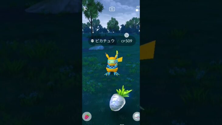 キターーーーー！！！WCS2024記念色違いピカチュウ　#ポケモンgo #ピカチュウ #wcsgamers #shorts