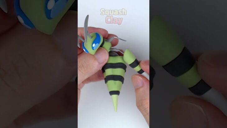 What if I make Shiny Mega Beedrill Pokémon out of clay?