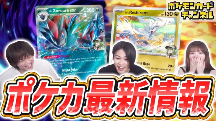 【本日初公開】「トレーナーのポケモン」たちが登場！？リーリエのピッピexやマリィのオーロンゲex、NのゾロアークexやNのレシラムなど、盛り沢山！【ポケモンカード】