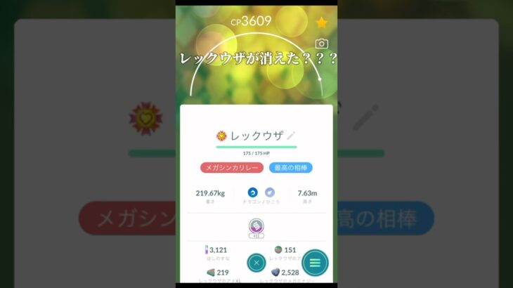 レックウザの反抗期か…#ポケモンgo