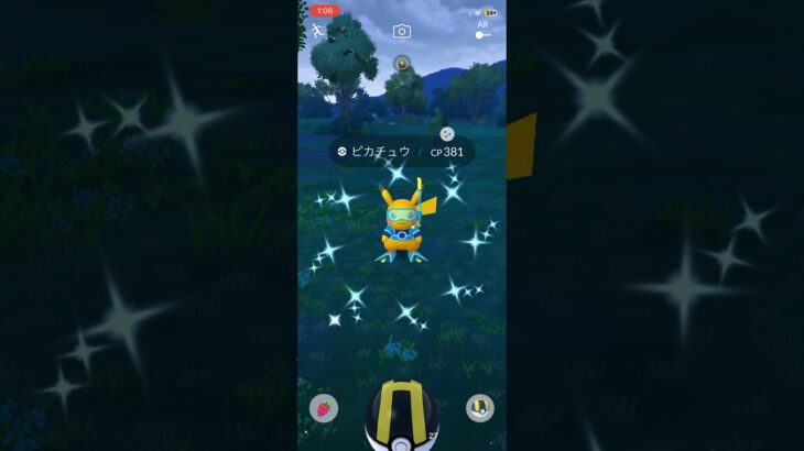 #ポケモンgo #ピカチュウ #Pikachu #WCS2024                   ㊗️WCS2024開催！色違いピカチュウ！