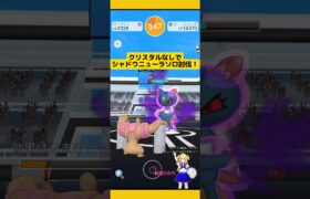 ライトクリスタルなしでシャドウニューラソロ討伐挑戦！#ポケモンgo #シャドウポケモン #ニューラ #ライトクリスタル#ソロレイド #pokemongo #新道ひかり