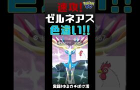 【速攻！色違い！ゼルネアスs】 #ポケモンgo #色違い #shinypokemon #レイドバトル #ゼルネアス #メタグロス