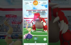 Catching Iv 100 Groudon In Raid Battle in Pokemon Go #shorts