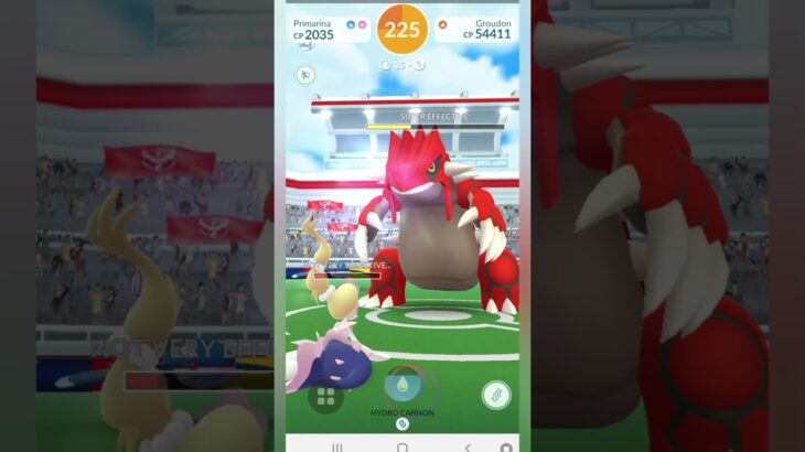 Catching Iv 100 Groudon In Raid Battle in Pokemon Go #shorts