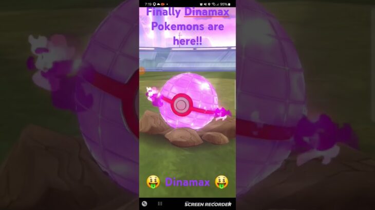 Dinamax Pokemon In pokemon go!