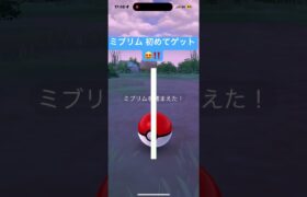 ミブリム   初めてゲット😍‼️  ポケモンGO   妖精🧚⁉️😳