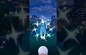 【ポケモンGO】 ザシアン（色違い） 捕獲動画！！